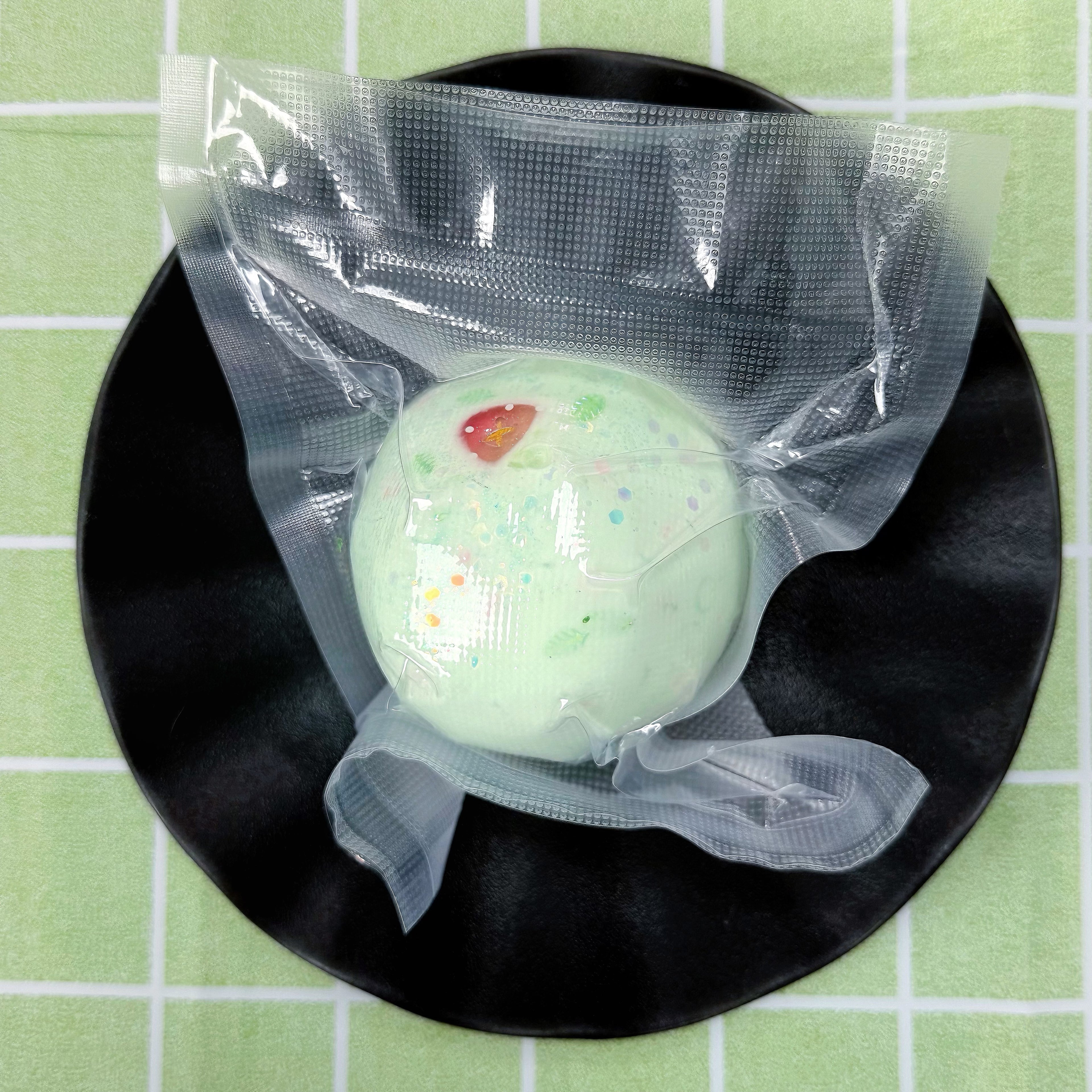 Mint Strawberry Candy Squishy Ball 🍓🌱 -By Miaomiao Squishy