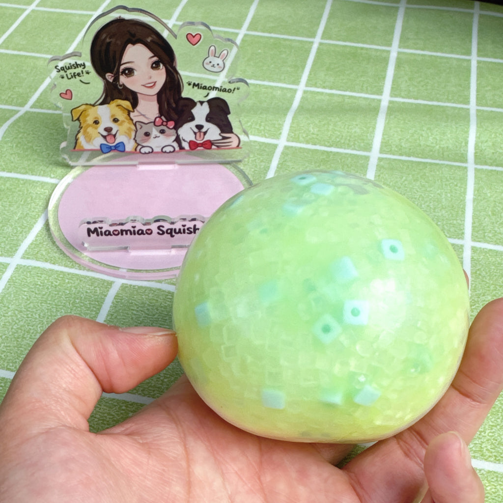 Luck Paradox Four-Leaf Clover Stretchy Hybrid Squishy Ball 🍀✨ - By Miaomiao Squishy