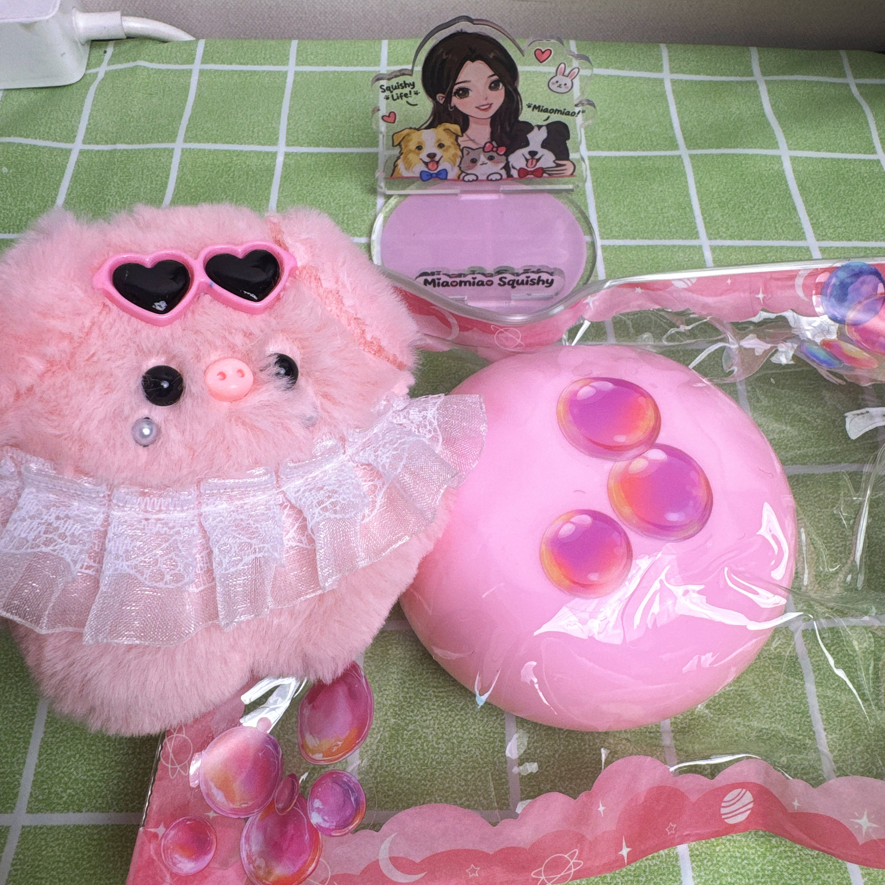 Super Extra Cloud Dough Squishy Ball Pink - By Miaomiao Squishy