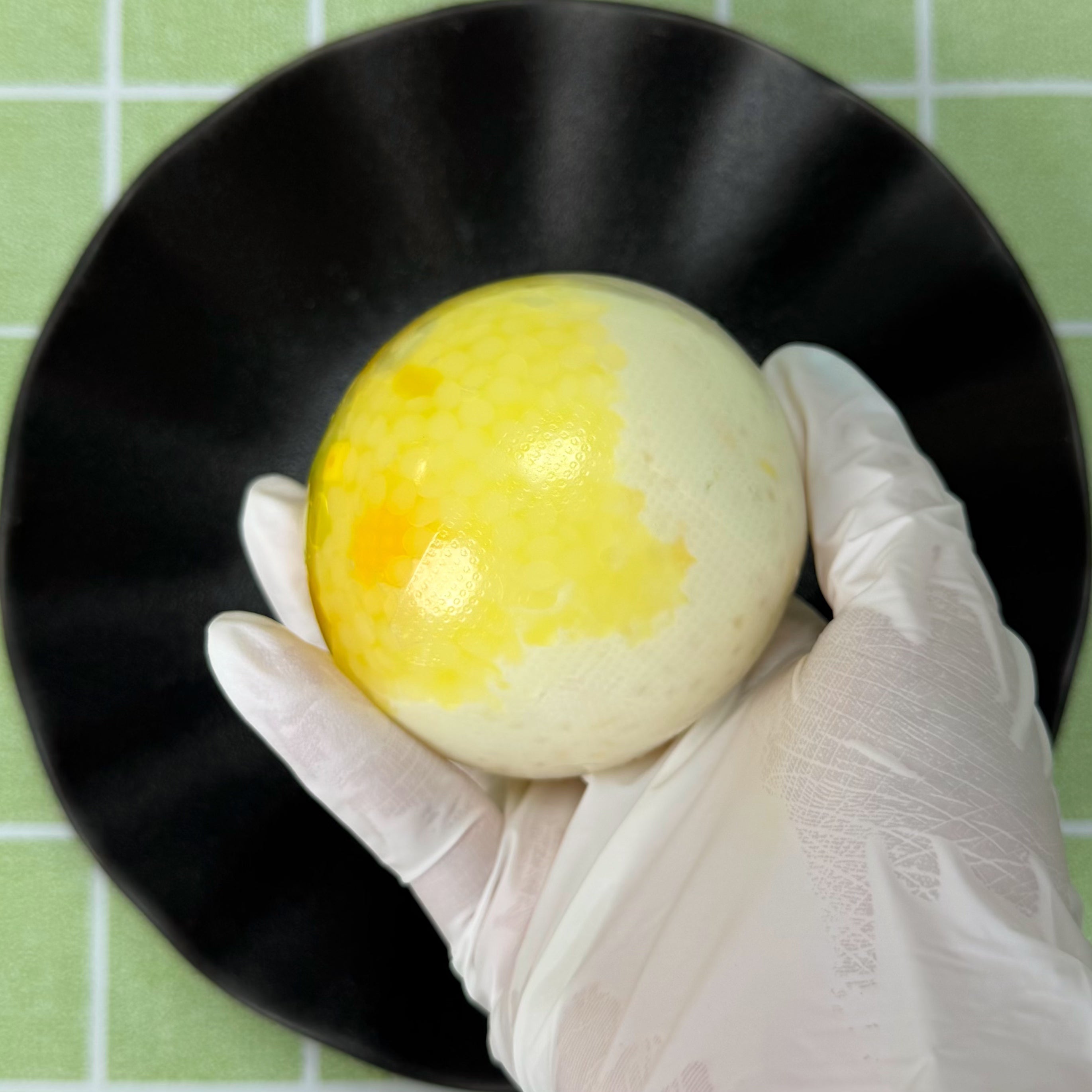 Pineapple Milkshake Jelly-Clay Hybrid Squishy Ball - By Miaomiao Squishy