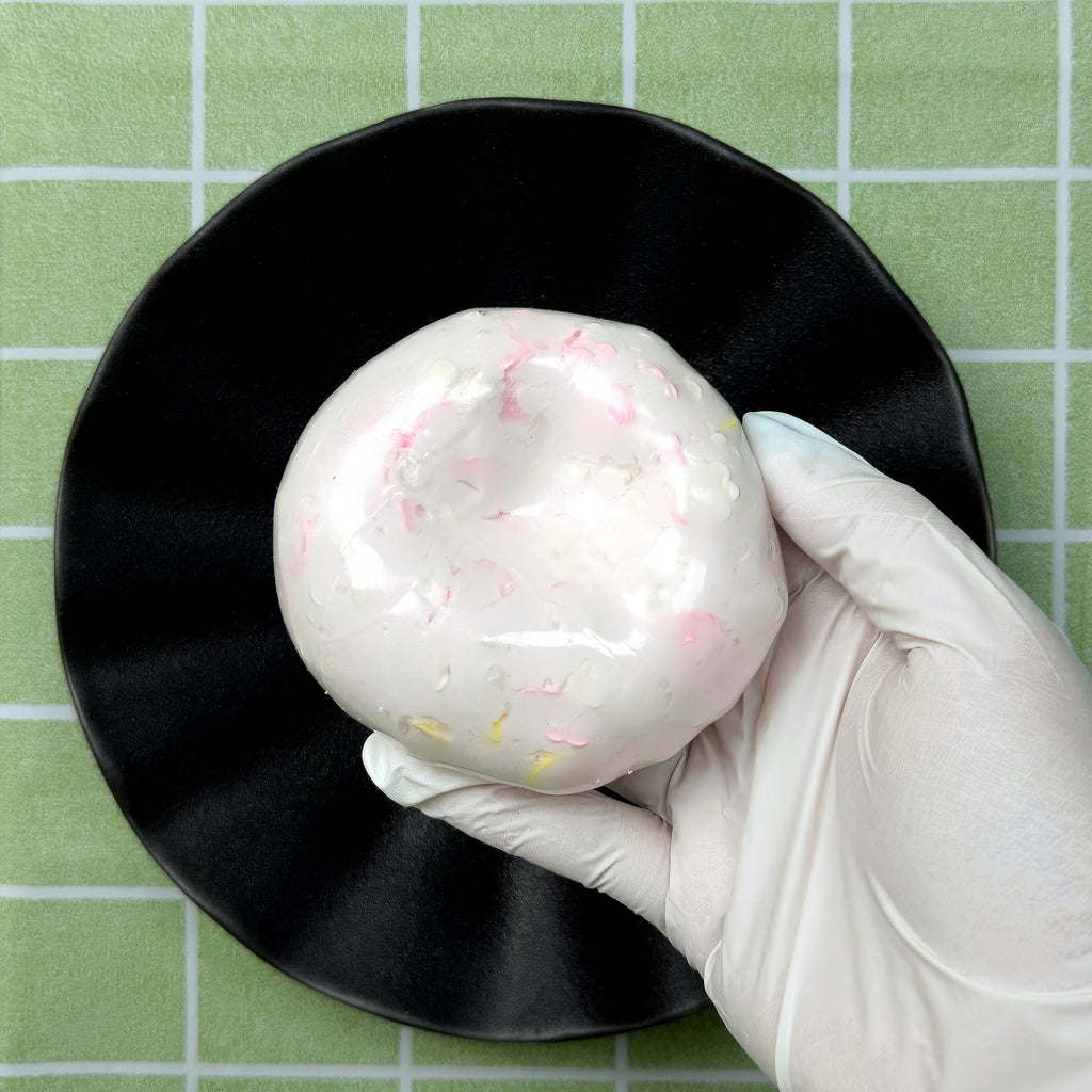 Strawberry Yogurt Crunch Squishy Ball 🍓🍦 - By Miaomiao Squishy