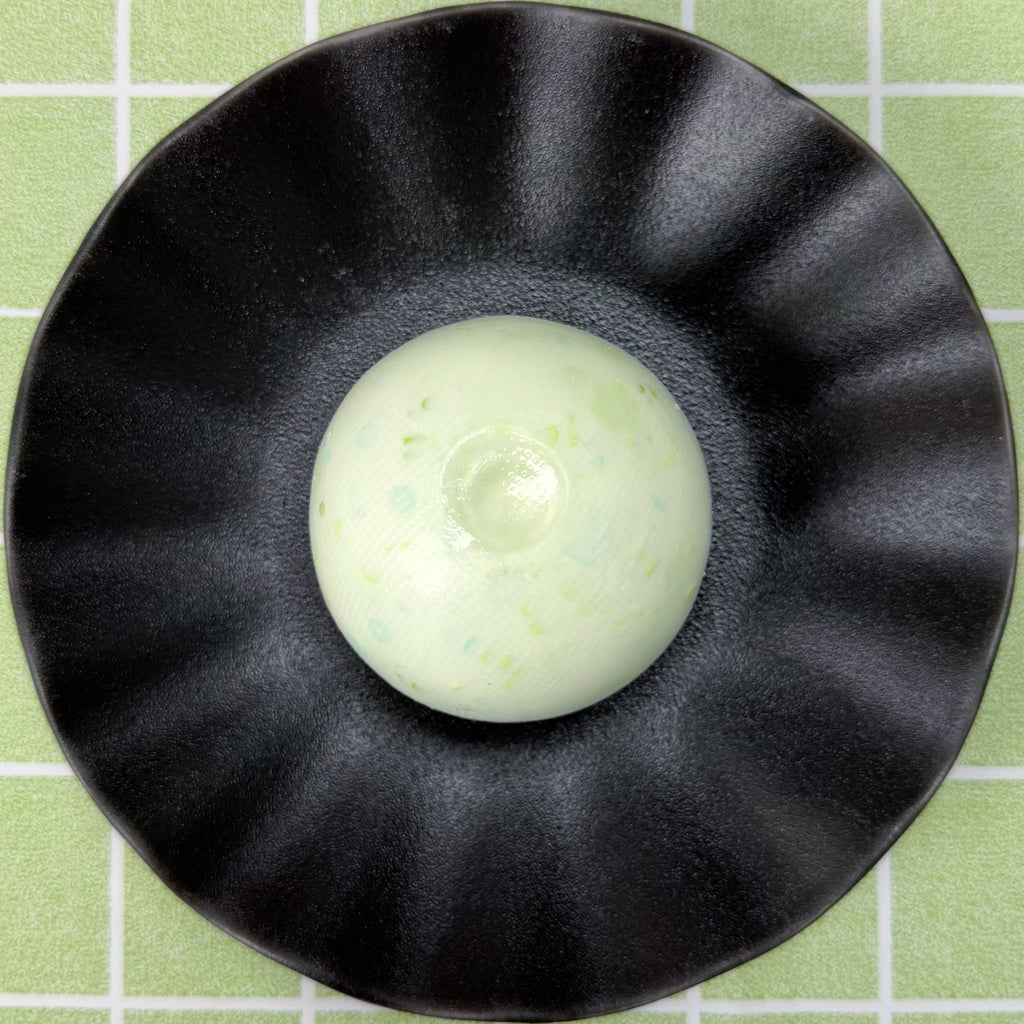Green Grape Panna Cotta Squishy Ball - By Miaomiao Squishy