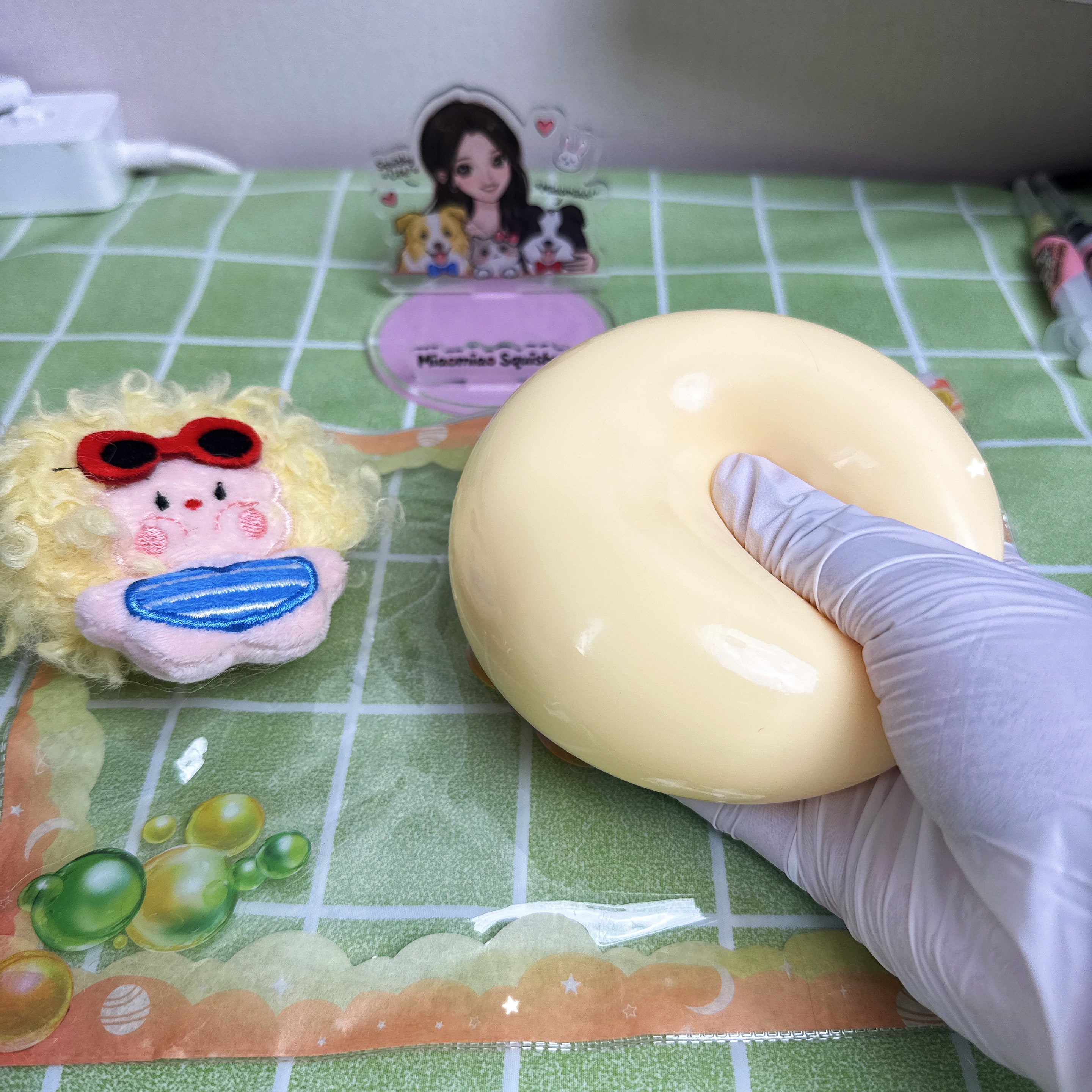 Super Extra Cloud Dough Squishy Ball Yellow - By Miaomiao Squishy